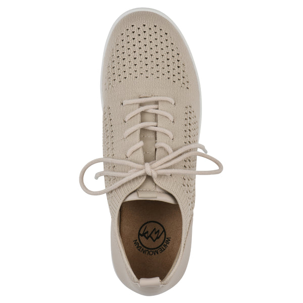 Summit By White Mountain Upscale Sneaker - Taupe Fabric