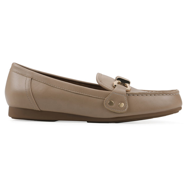 Summit By White Mountain Wayside Loafer - Sand Faux Leather