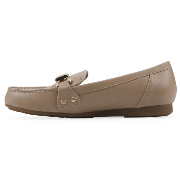 Summit By White Mountain Wayside Loafer - Sand Faux Leather