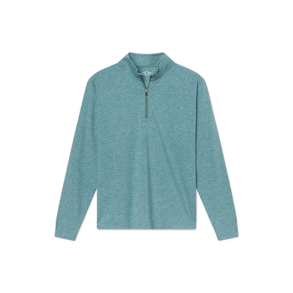 sun mountain Second Layer II Quarter-Zip Storm Blue Heather