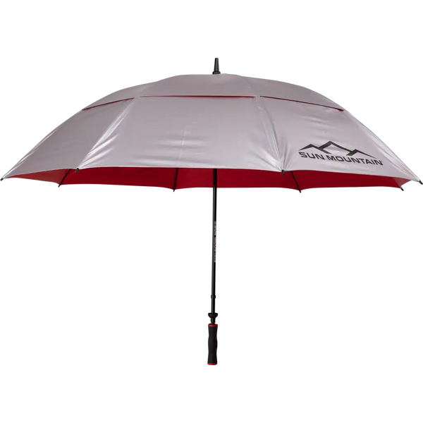 Sun Mountain Silver Series Umbrella - Manual 68 Inch Silver