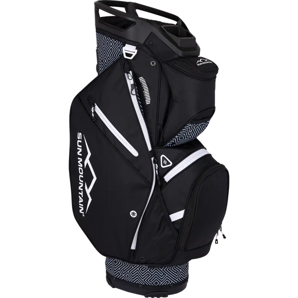 Sun Mountain Stellar Cart Bag MAZE-BLACK-WHITE