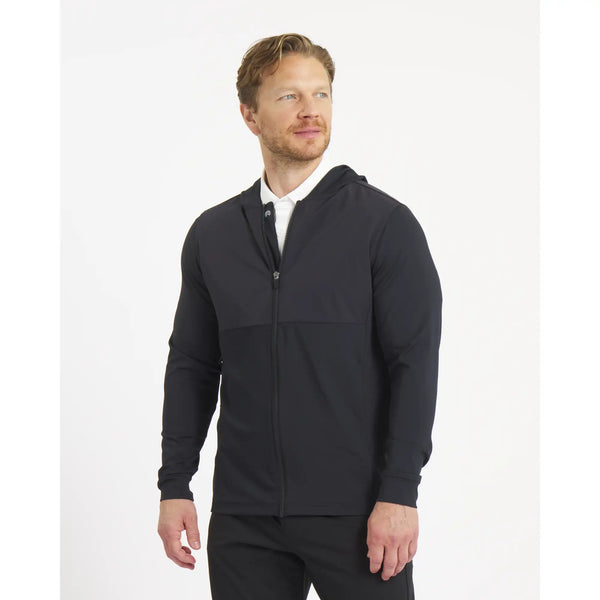 Sun Mountain Tech Plus Full-Zip Hoodie Black