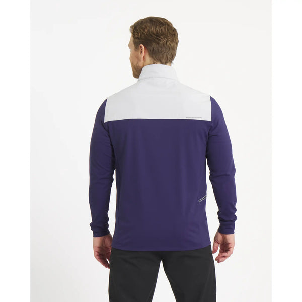 Sun Mountain Tech Plus Quarter-Zip Navy-Arctic Ice