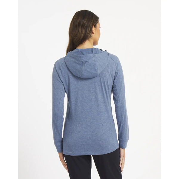 Sun Mountain Women's Gallatin Hoodie BLUE FIN