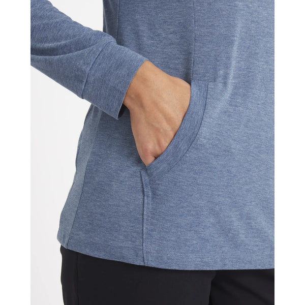 Sun Mountain Women's Gallatin Hoodie BLUE FIN