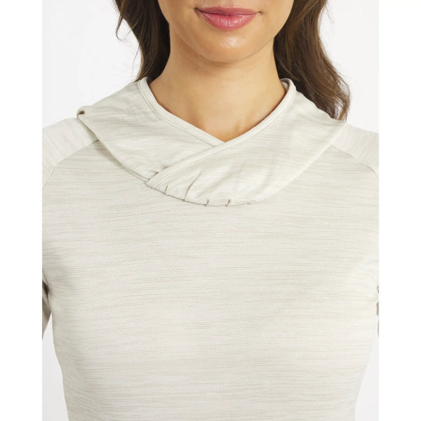 Sun Mountain Women's Greenside Hoodie Sand Heather