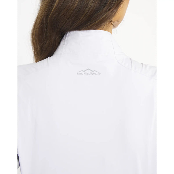 Sun Mountain Women's Monsoon Jacket White-Platinum