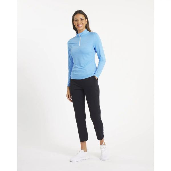 Sun Mountain Women's Payton Quarter-Zip Sky Blue