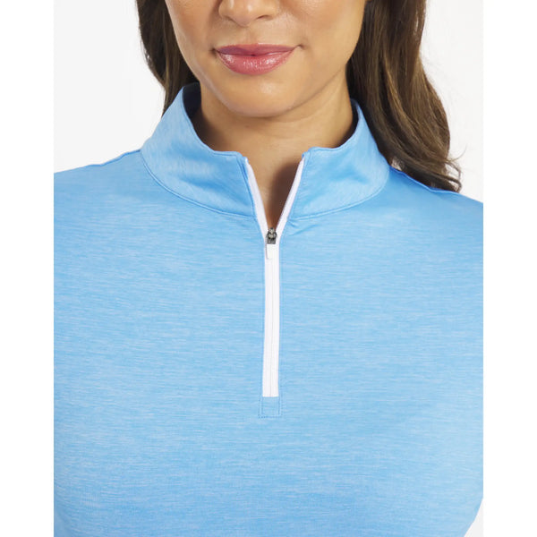 Sun Mountain Women's Payton Quarter-Zip Sky Blue
