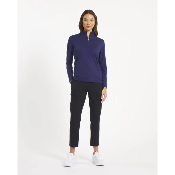 Sun Mountain Women's Second Layer Quarter-Zip Navy