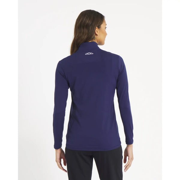 Sun Mountain Women's Second Layer Quarter-Zip Navy