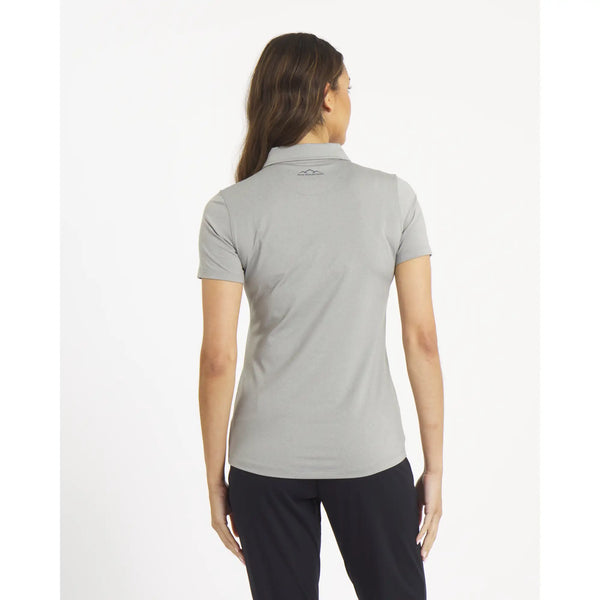 Sun Mountain Women's Silvertip Polo CADET HEATHER