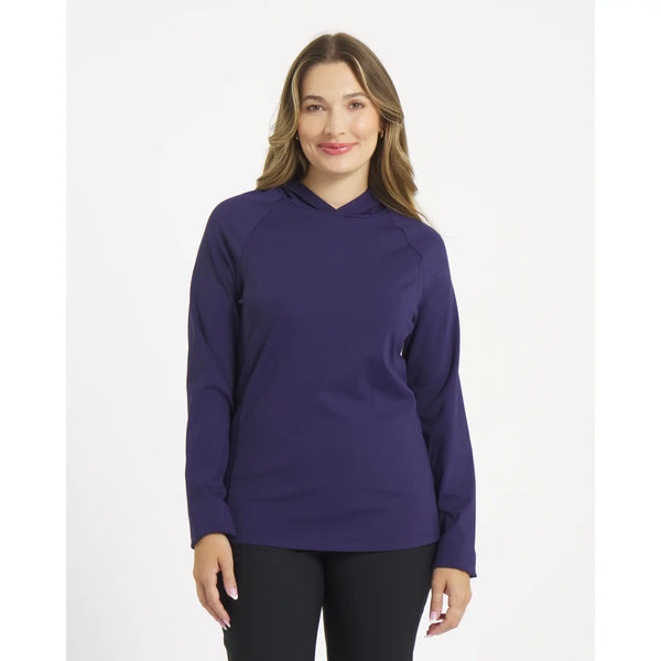 sun mountain Women's Tech Hoodie Navy