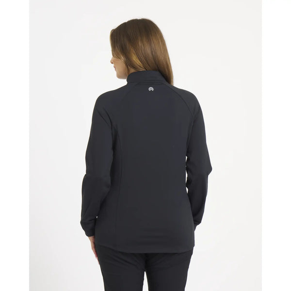 Sun Mountain Women's Tech Quarter-Zip Black