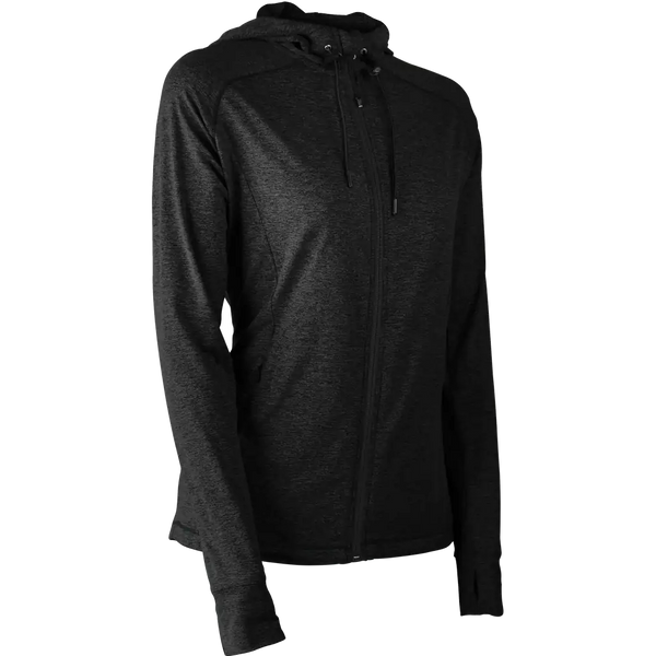 sun mountain Women's Second Layer Hooded Jacket Black