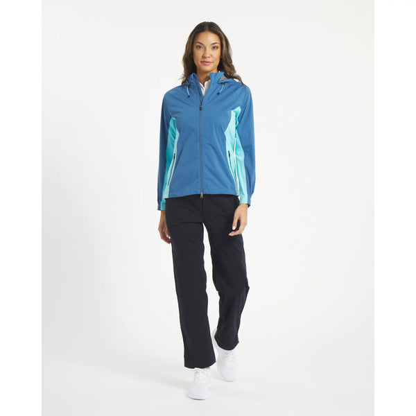 Sun Mountain Women's Tour Series+ Jacket SPRUCE-AQUA