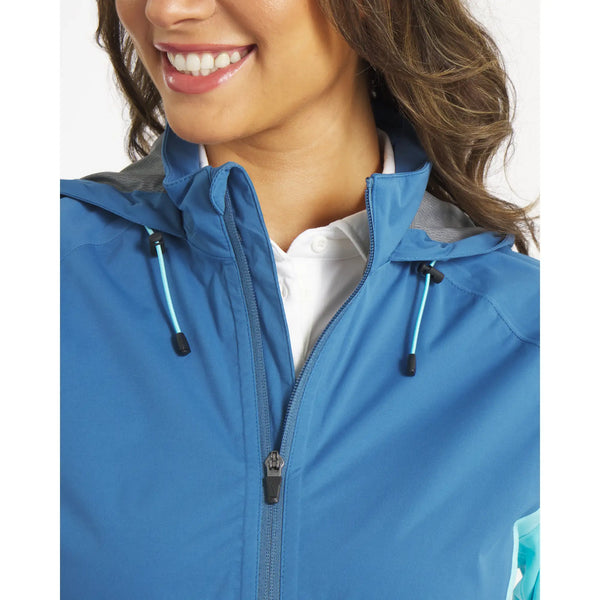 Sun Mountain Women's Tour Series+ Jacket SPRUCE-AQUA