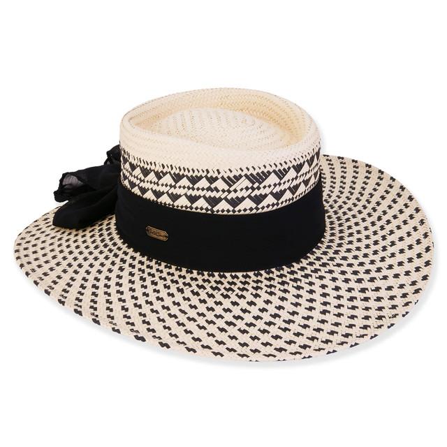 sun n sand Aaliyah | Women's Paper Straw Gambler Hat | HH3158