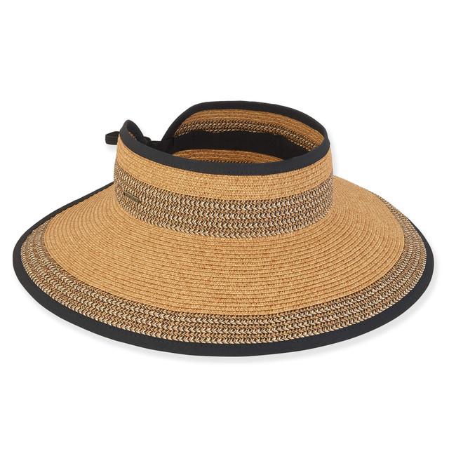 Sun N Sand Adalynn | Women's Roll-Up Sun Visor Hat | HH3062