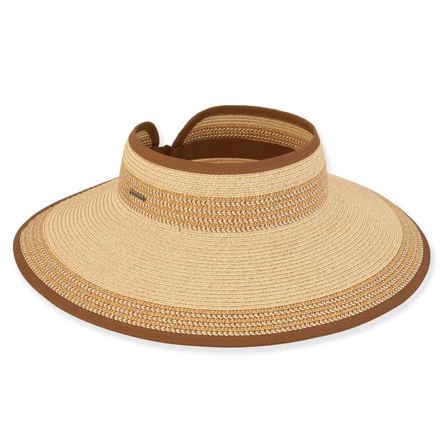sun n sand Adalynn | Women's Roll-Up Sun Visor Hat | HH3062