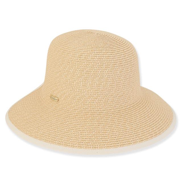 sun n sand Alana | Women's Paper Braid Backless Hat | HH2991