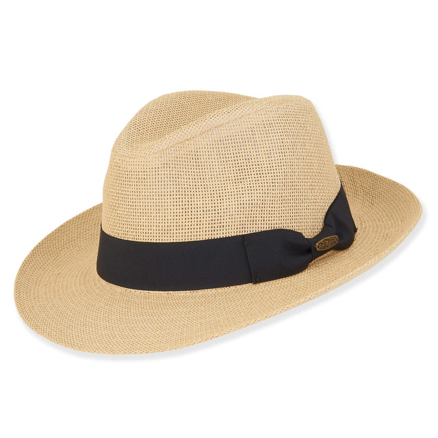 Sun N Sand Alexander | Men's Paper Straw Fedora Hat | HTT1177