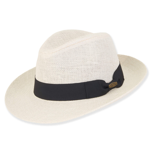 sun n sand Alexander | Men's Paper Straw Fedora Hat | HTT1177