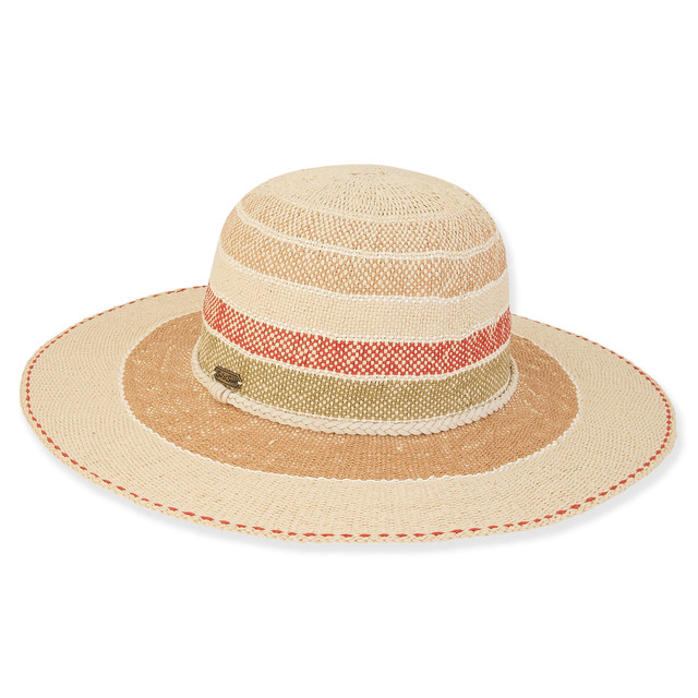 sun n sand Allison | Women's Paper Straw Floppy Hat | HH3040