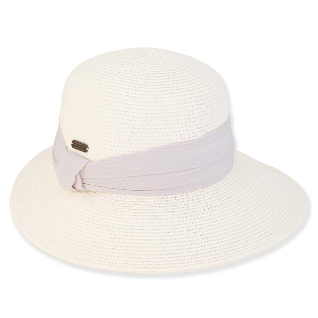 sun n sand Amira | Women's Paper Braid Bucket Hat | HH2987