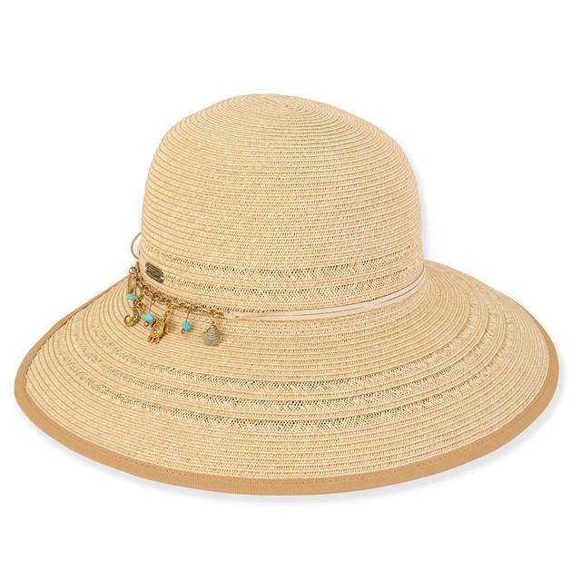 sun n sand Amy | Women's Paper Braid Backless Hat | HH3097
