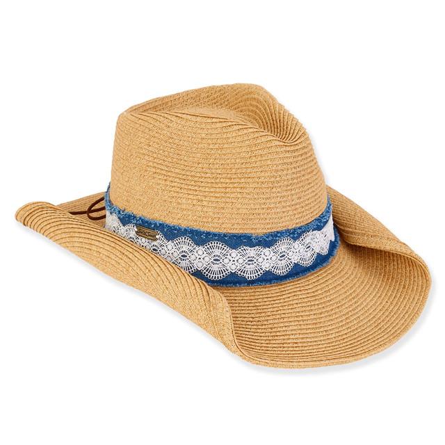 sun n sand Andrea | Women's Paper Straw Western Hat | HH3122