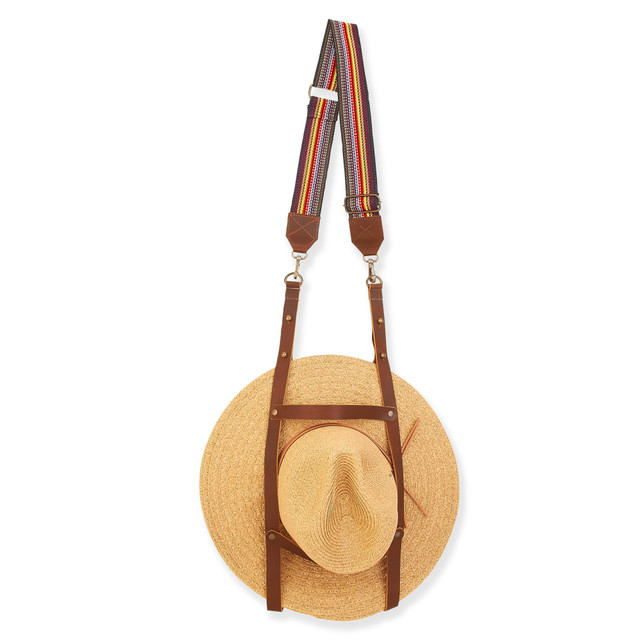 Sun N Sand Angelina | BloomSling | Genuine Leather Hat Sling | SNS6594 | (Hat Not Included)