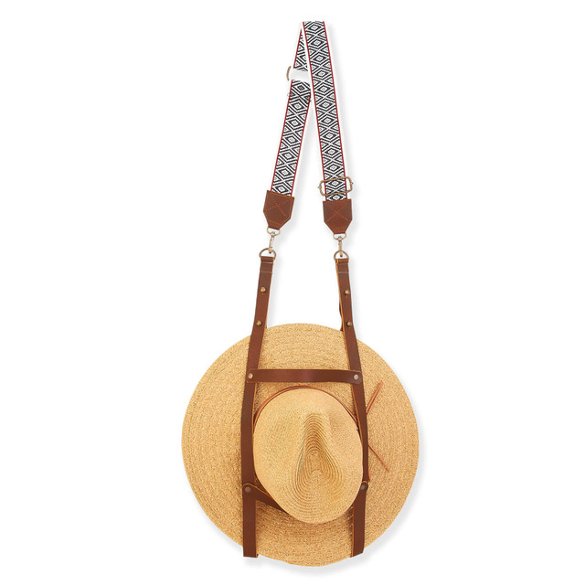 sun n sand Angelina | BloomSling | Genuine Leather Hat Sling | SNS6594 | (Hat Not Included)