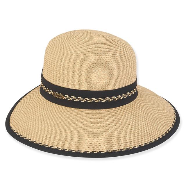sun n sand Annie | Women's Paper Braid Backless Hat | HH2992