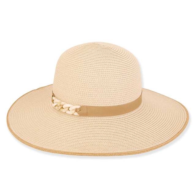 sun n sand Ara | Women's Paper Braid Floppy Hat | HH2975