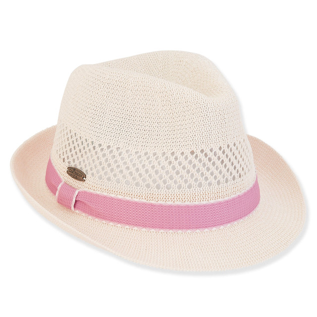 sun n sand Aria | Women's Paper Braid Fedora Hat | HCJ405