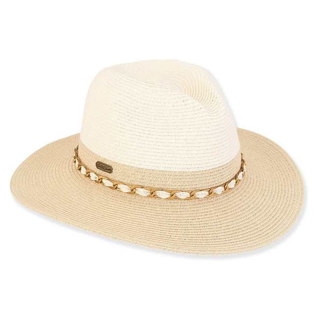 sun n sand Arianna | Women's Paper Braid Safari Hat | HH3002