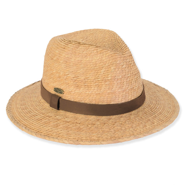 sun n sand Asher | Men's Palm Straw Safari Hat | HTT1204