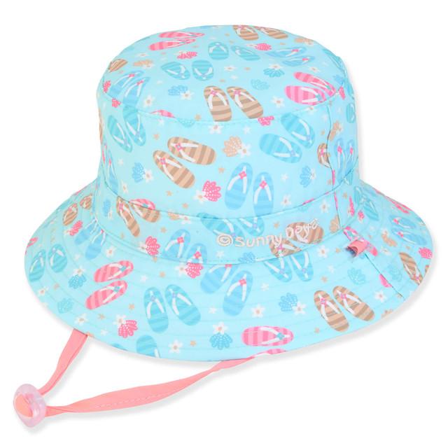 sun n sand Astrid | Infant Girl Cotton Bucket Hat | HK491 | Reversible