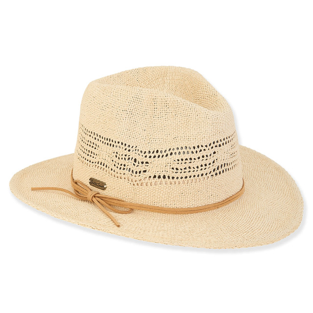 sun n sand Aubrey | Women's Paper Straw Safari Hat | HH3038