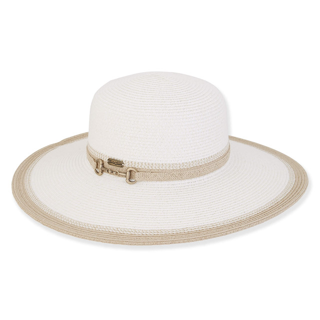 Sun N Sand Auriga | Women's Paper Braid Floppy Hat | HH2972