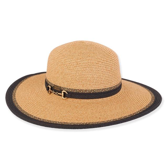sun n sand Auriga | Women's Paper Braid Floppy Hat | HH2972