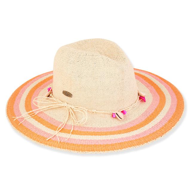 sun n sand Aurora | Women's Paper Straw Safari Hat | HCJ427