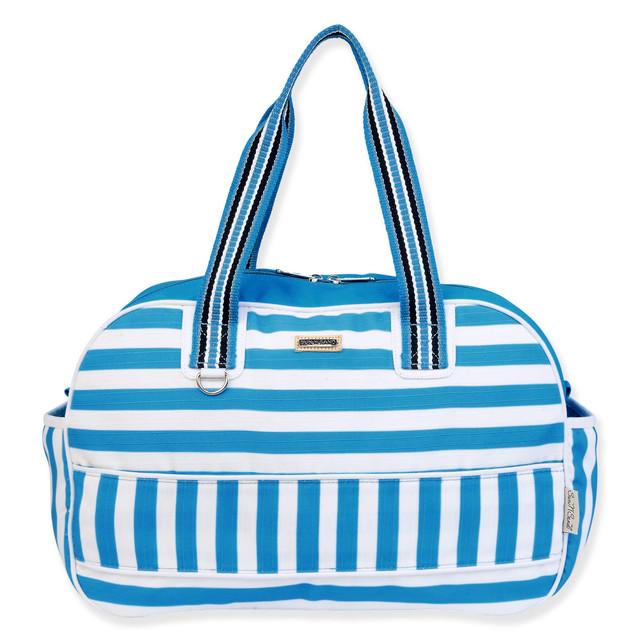 sun n sand Blue Duffle Bag Two Way Stripes | SNS6850 A