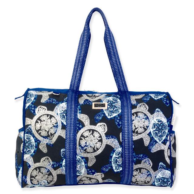 sun n sand Blue Travel Bag Layered Turtles | SNS6881 B