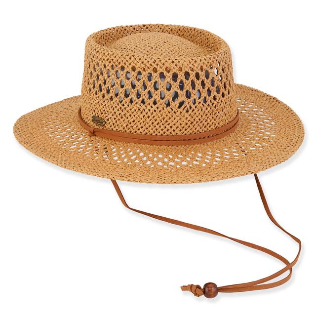 Sun N Sand Brooklyn | Women's Paper Straw Gambler Hat | HH3110