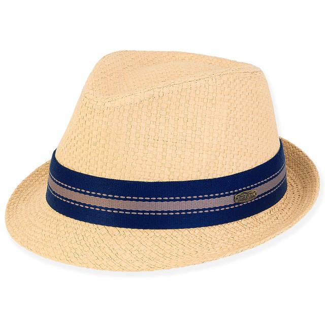 sun n sand Caicos | Men's Paper Straw Fedora Hat | HTT1144