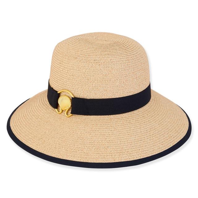 Sun N Sand Columba | Women's Paper Braid Floppy Hat | HH3103