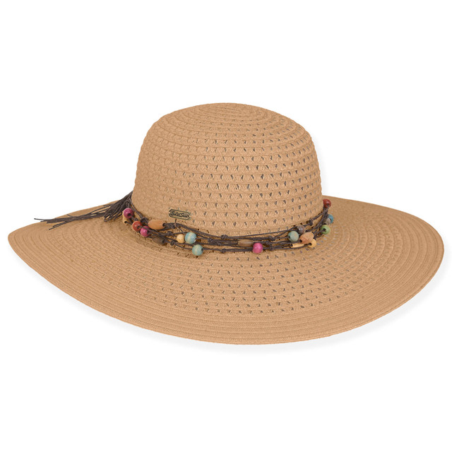 Sun N Sand Cronulia | Women's Paper Braid Floppy Hat | HH2833